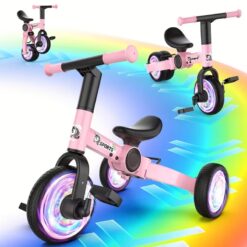 4-in-1 Baby Balance Bike and Toddler Tricycle