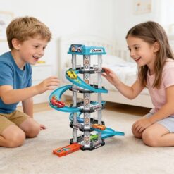 7-Story Multi-Level Parking Garage Track Set